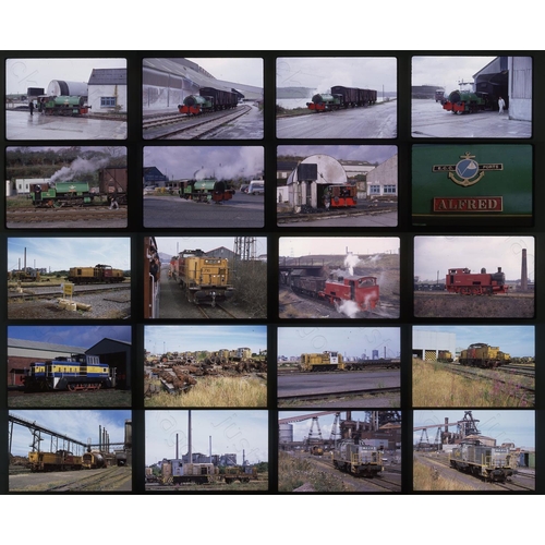 244 - Railway. Industrial. A small colletcion of approx. 60 x 35mm, colour slides, on Kodachrome and unbra... 
