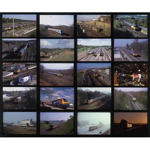 246 - Railway. Modern Traction. A collection of approx. 200 x 35mm, colour slides, mostly on Fuji film sto... 
