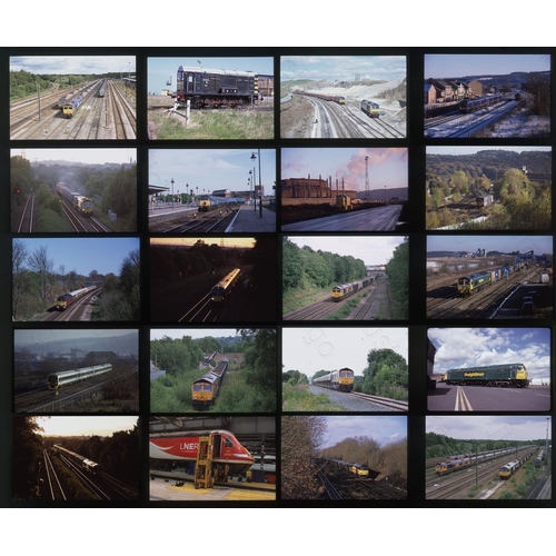247 - Railway. Modern Traction. A collection of approx. 200 x 35mm, colour slides, mostly on Fuji film sto... 