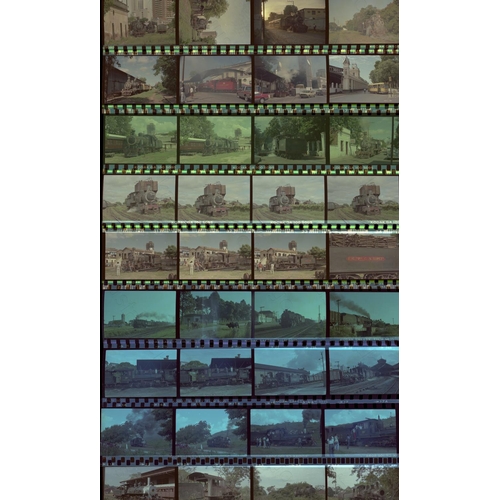 249 - Railway. Overseas Traction - South America. A collection of approx. 200 x 35mm, colour negatives, in... 