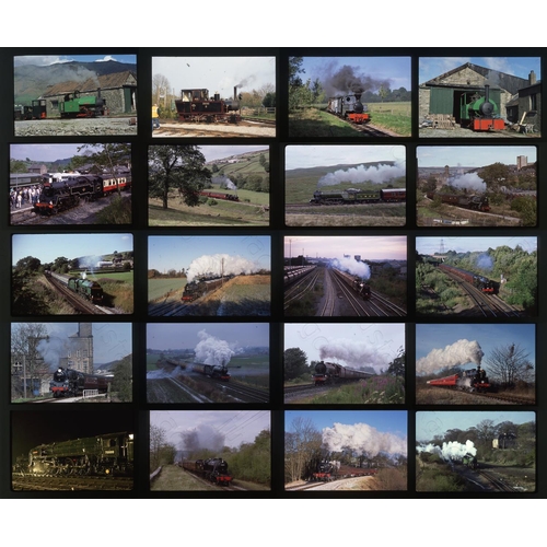 254 - Railway. Heritage Railways. A good collection of approx. 400 x 35mm, colour slides, on mixed film st... 