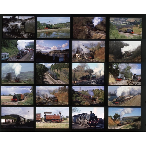 255 - Railway. Heritage Railways. A good collection of approx. 400 x 35mm, colour slides, on mixed film st... 