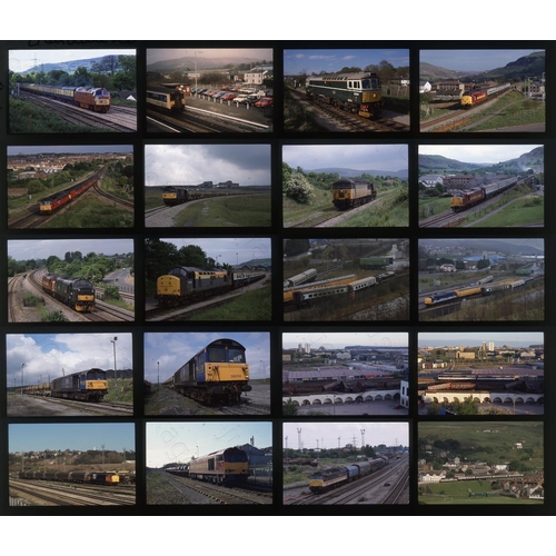 258 - Railway. Modern Traction. A collection of approx. 328 x 35mm, colour slides, on Fuji film stock. The... 
