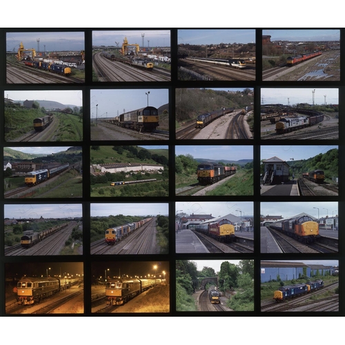 262 - Railway. Modern Traction. A collection of approx. 344 x 35mm, colour slides, on Fuji film stock. The... 