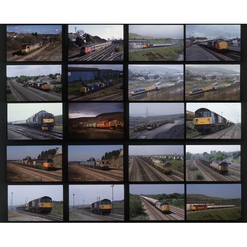 263 - Railway. Modern Traction. A collection of approx. 330 x 35mm, colour slides, on Fuji film stock. The... 