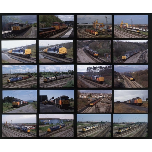264 - Railway. Modern Traction. A collection of approx. 324 x 35mm, colour slides, on Fuji film stock. The... 
