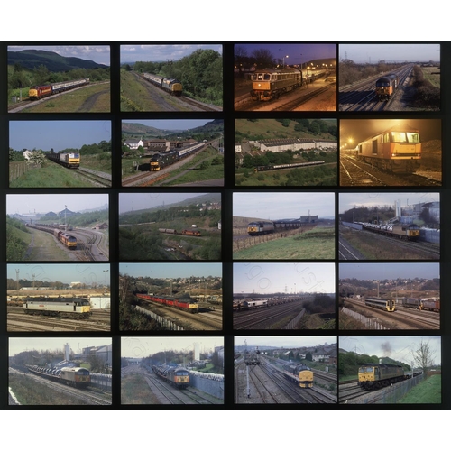 266 - Railway. Modern Traction. A collection of approx. 380 x 35mm, colour slides, on Fuji and Agfachrome ... 
