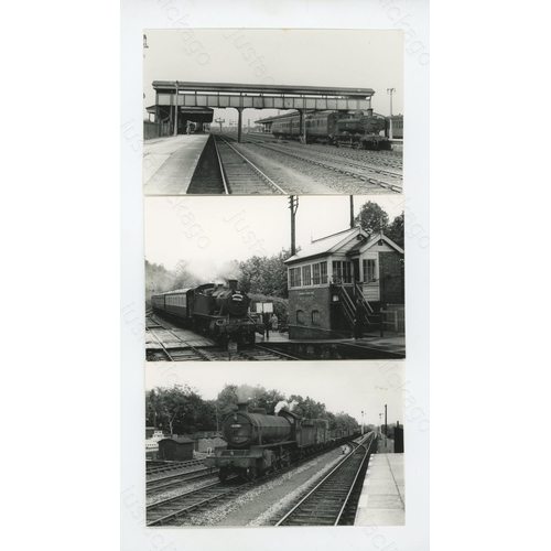 268 - Railway. Infrastructure. Part of the John M.C. Healy collection. This selection of approx. 85, black... 