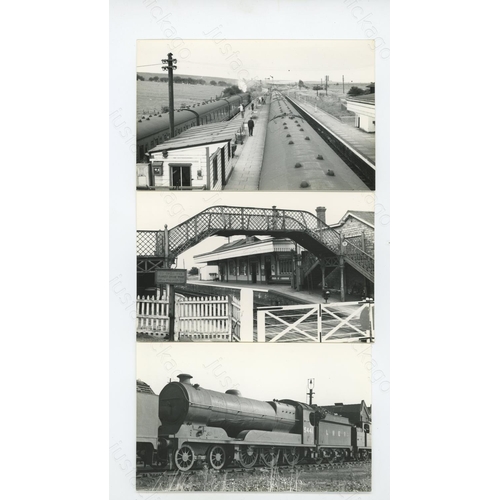 268 - Railway. Infrastructure. Part of the John M.C. Healy collection. This selection of approx. 85, black... 