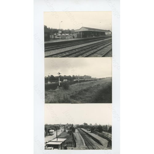 269 - Railway. B.R. Steam. Part of the John Healy Collection. This selection of approx. 78, black and whit... 