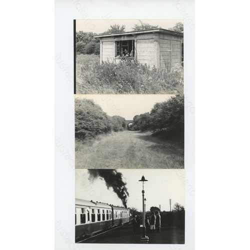 269 - Railway. B.R. Steam. Part of the John Healy Collection. This selection of approx. 78, black and whit... 