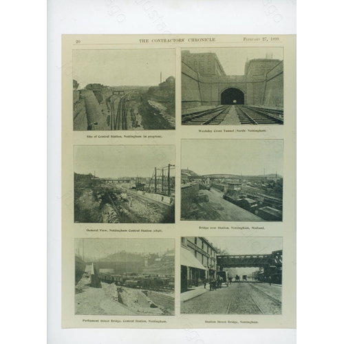 271 - Railway. Infrastructure. From the collection of John M.C. Healy. This selection of approx. 100, 10