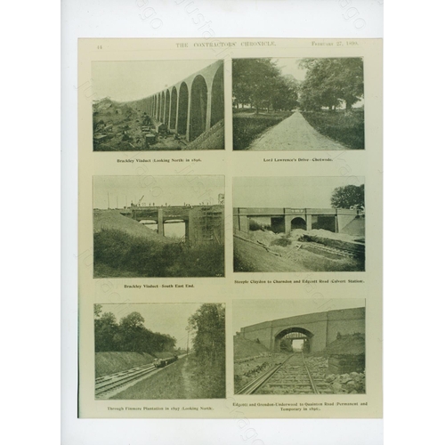 271 - Railway. Infrastructure. From the collection of John M.C. Healy. This selection of approx. 100, 10