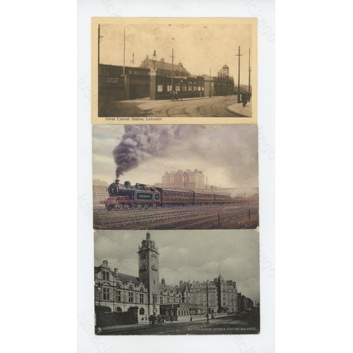 279 - Railway. Postcards and Railway Tickets. This is the last lot in the John M.C. Healy Collection. Ther... 