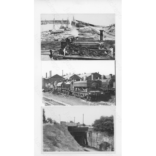 281 - Railway. G.W.R. Locomotives & Stations. This selection includes approx. 100, black and white, postca... 