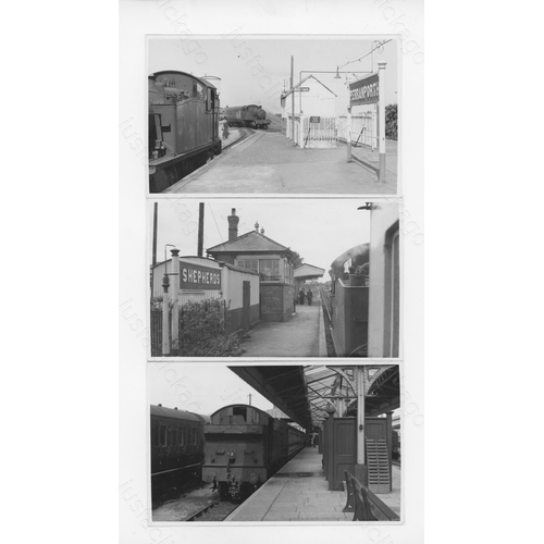 281 - Railway. G.W.R. Locomotives & Stations. This selection includes approx. 100, black and white, postca... 