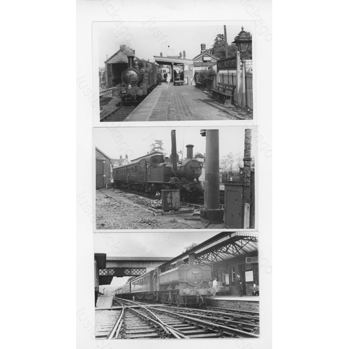 281 - Railway. G.W.R. Locomotives & Stations. This selection includes approx. 100, black and white, postca... 