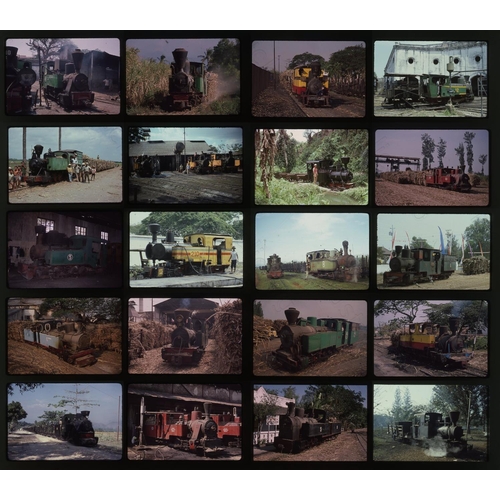 285 - Railway. Overseas Traction - Indonesia. A good selection of approx. 93 x 35mm, colour slides, mostly... 