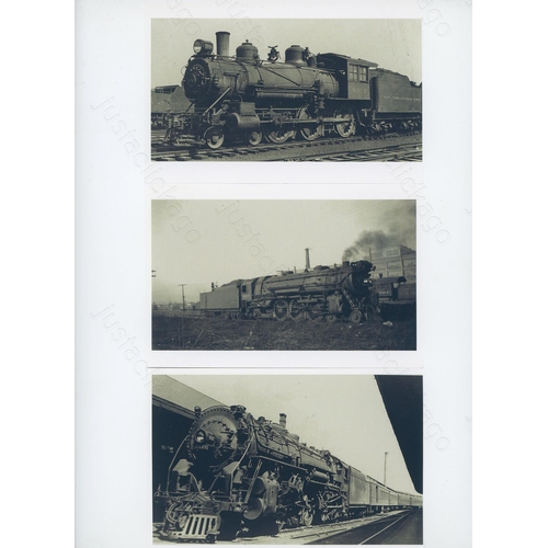 297 - Railway. Overseas Traction - U.S.A. A large collection of approx. 800, black and white, with a few c... 