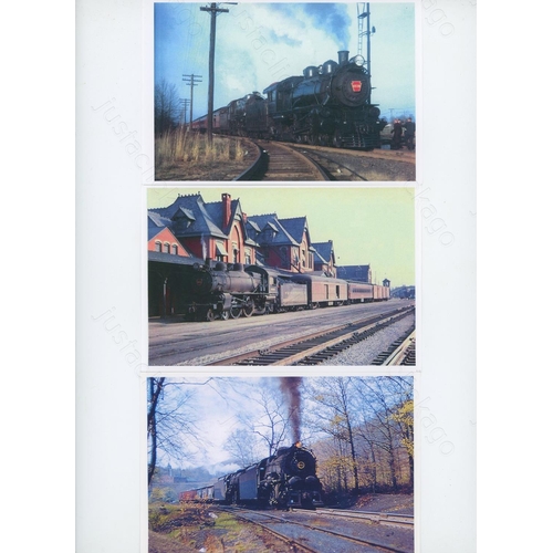 297 - Railway. Overseas Traction - U.S.A. A large collection of approx. 800, black and white, with a few c... 