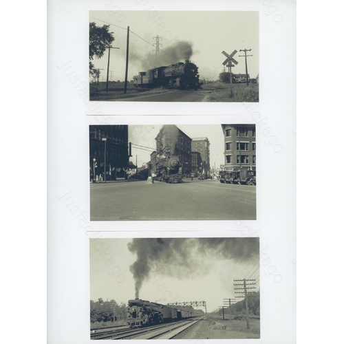 297 - Railway. Overseas Traction - U.S.A. A large collection of approx. 800, black and white, with a few c... 