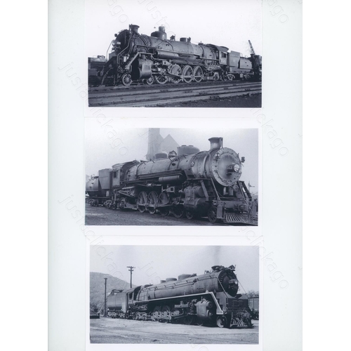 297 - Railway. Overseas Traction - U.S.A. A large collection of approx. 800, black and white, with a few c... 