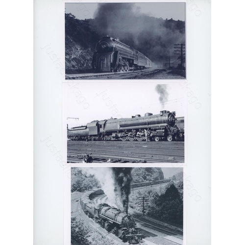297 - Railway. Overseas Traction - U.S.A. A large collection of approx. 800, black and white, with a few c... 