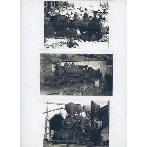 297 - Railway. Overseas Traction - U.S.A. A large collection of approx. 800, black and white, with a few c... 