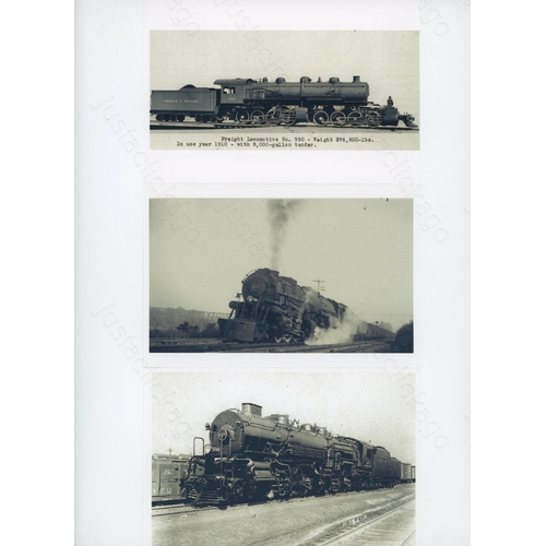 297 - Railway. Overseas Traction - U.S.A. A large collection of approx. 800, black and white, with a few c... 