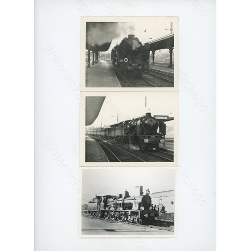 298 - Railway. Overseas Traction -World. A small collection of approx. 115 black and white prints in assor... 