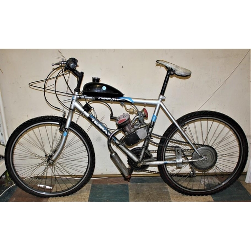 174 - TERRAIN MOUNTAIN BIKE FITTED PETROL ENGINE