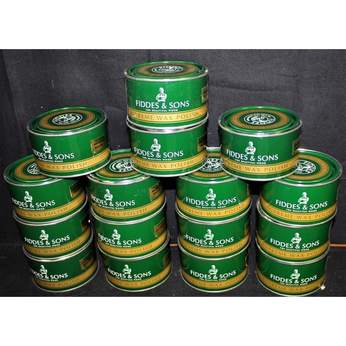 234 - 16 x 400ml FIDDES & SONS SUPREME WAX POLISH (7 ANTIQUE BROWN & 9 JACOBEAN)