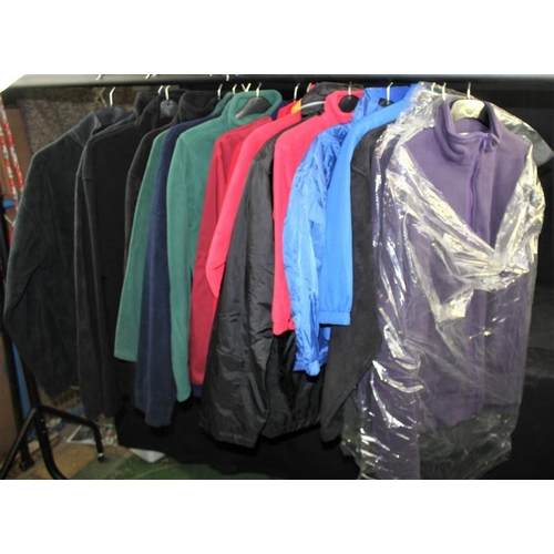 63 - VARIOUS FLEECE & SHOWER PROOF JACKETS