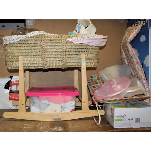 94 - VARIOUS ITEMS FOR NEW BABY: STERILIZER, CLOTHES