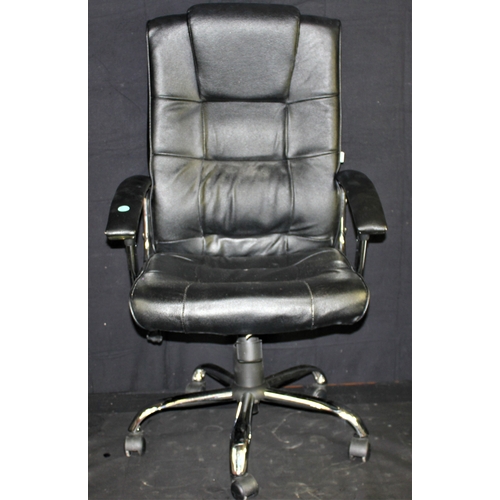 325 - BLACK NICEDAY OFFICE SWIVEL CHAIR