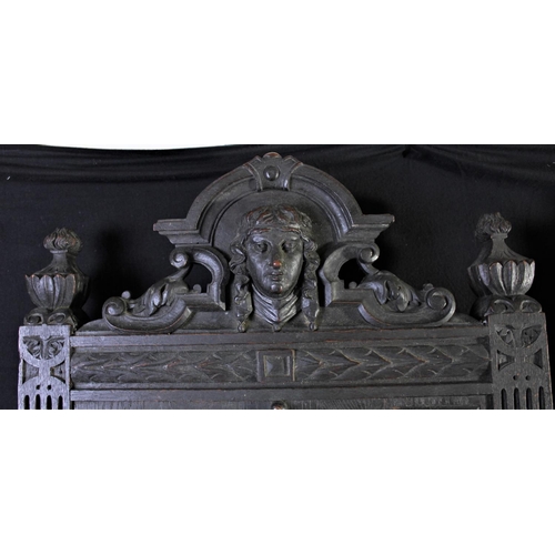 12 - PAIR HEAVILY CARVED THRONE CHAIRS WITH SUN FACE IN BACK PANELS OVER SOLID SEATS & SCROLL ARMS ON STR... 