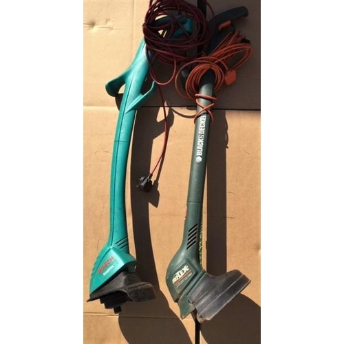 103 - BOSCH EASY TRIM ELECTRIC STRIMMER & BLACK AND DECKER REFLEX ELECTRIC STRIMMER