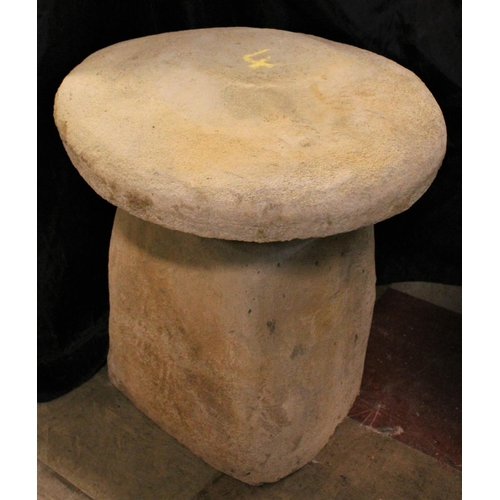 67 - STONEWORK GARDEN STADDLE STONE (18