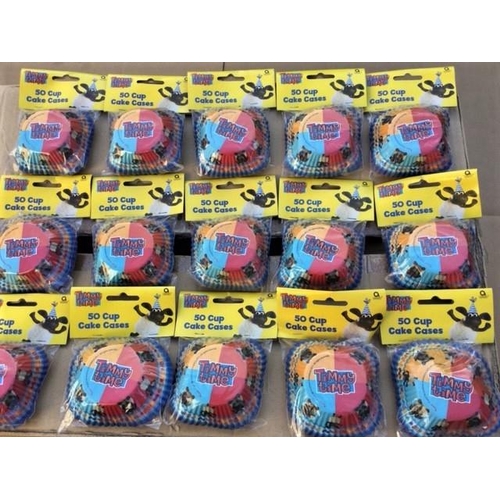 75 - BOX 100 PACKS OF TIMMY TIME SHAUN THE SHEEP PARTY CAKE CASES