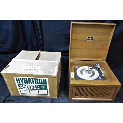8 - BOXED DYNATRON C.R.106 RECORD PLAYER (NO PLUG)