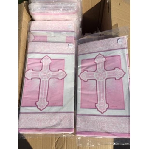 84 - BOX OF 90 & BOX OF 70 INDIVIDUAL CHRISTENING TABLE CLOTHES (54