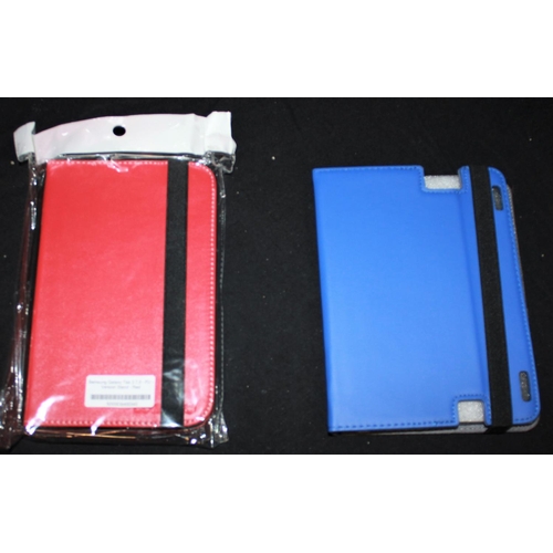 92 - @105 of 7inch SAMSUNG GALAXY TAB3 7.0 PU VERSION CASE/STANDS (55 RED & 50 BLUE)