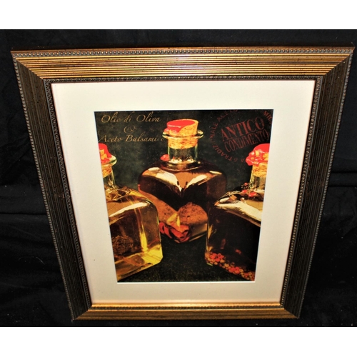 96 - 4 VARIOUS PRINTS INCLUDING LARGE PRINT IN WOOD FRAME