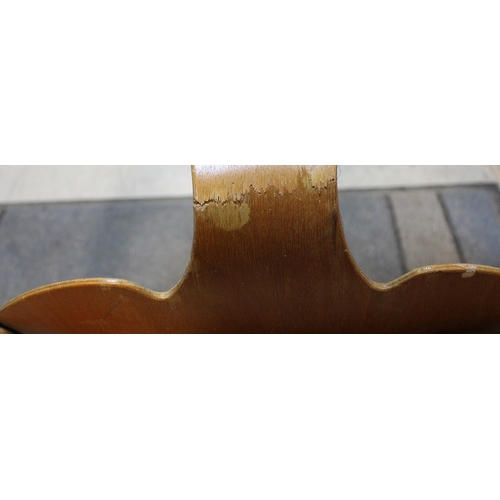 95 - SET OF 4 DANISH DESIGNED  KANDYA JASON PLYWOOD STACKABLE CHAIRS ON GENTLY TAPERING SPRAYED LEGS.  DE... 