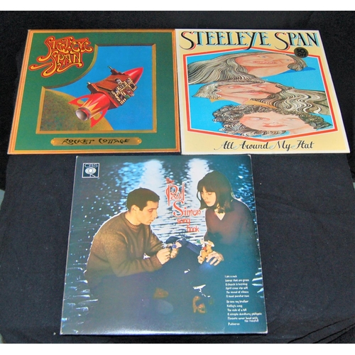 1 - 7 MOODY BLUES LPs, PAUL SIMON SONG BOOK, HOLLIES LP, JOHN McCANN McCANNED LP, JEAN MICHEL JARRE LP &... 