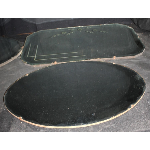 130 - 4 BEVEL EDGE MIRRORS