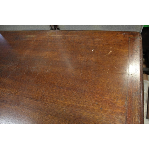 159 - OAK DOUBLE PEDESTAL DESK