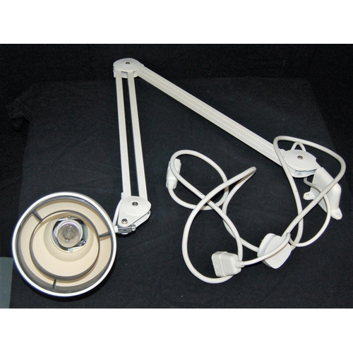 204 - 2 ADJUSTABLE LAMPS & MAGNIFIER LAMP