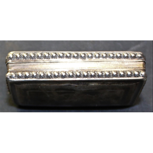 210 - SILVER SNUFF BOX (35g)