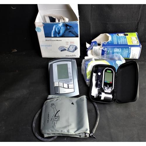 217 - MICROLIFE BLOOD PRESSURE MONITOR & ONE TOUCH BLOOD GLUCOSE MONITORING SYSTEM